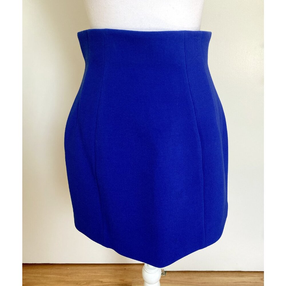 💙 Electric Blue High-Waisted Mini Skirt 💙 - Picture 5 of 11